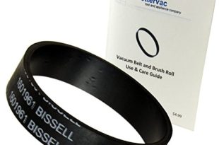 Bissell Vacuum Belts - Bissell PowerGlide & PowerGlide Lift-Off Pet Vacuum Belt #1601961 Bundled With Use And Care Guide