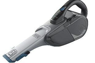 Black & Decker Vacuum Handheld - BLACK+DECKER HHVJ315JMF61 12V Max SMARTECH Cordless Lithium Hand Vacuum, Titanium/Blue