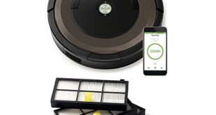 iRobot Roomba 890 Robot Vacuum with Wi-Fi Connectivity (R890 w/ 3 pk. replacement filter)