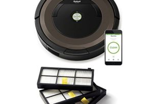iRobot Roomba 890 Robot Vacuum with Wi-Fi Connectivity (R890 w/ 3 pk. replacement filter)