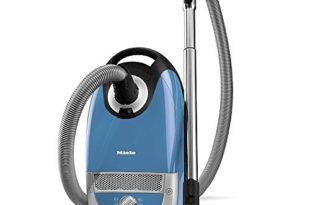 Miele Vacuum Cleaner Bags - Miele Complete C2 Hard Floor Canister Vacuum Cleaner with SBD285-3 Combination Rug and Floor Tool + SBB400-3 Parquet Twister XL Floor Brush - Tech Blue