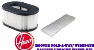 hoover vacuum filters hepa - Hoover Fold-A-Way/ WidePath Bagless Upright HEPA & Exhaust Filter Kit
