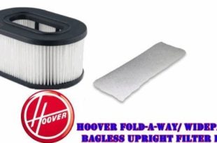 hoover vacuum filters hepa - Hoover Fold-A-Way/ WidePath Bagless Upright HEPA & Exhaust Filter Kit