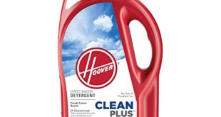 Hoover Vacuum Parts - Hoover CleanPlus Concentrated Solution Formula Carpet Cleaner and Deodorizer, 64 oz, AH30330NF, Red